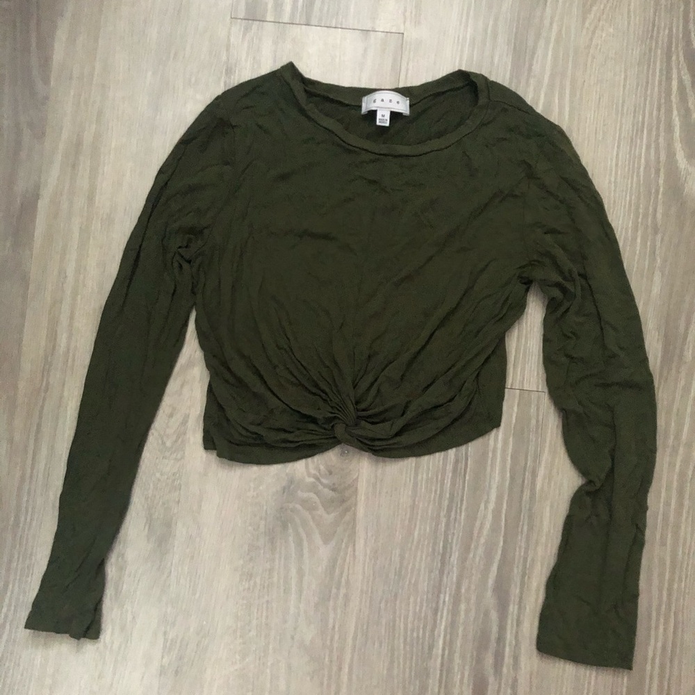 Crop Long Sleeve Top